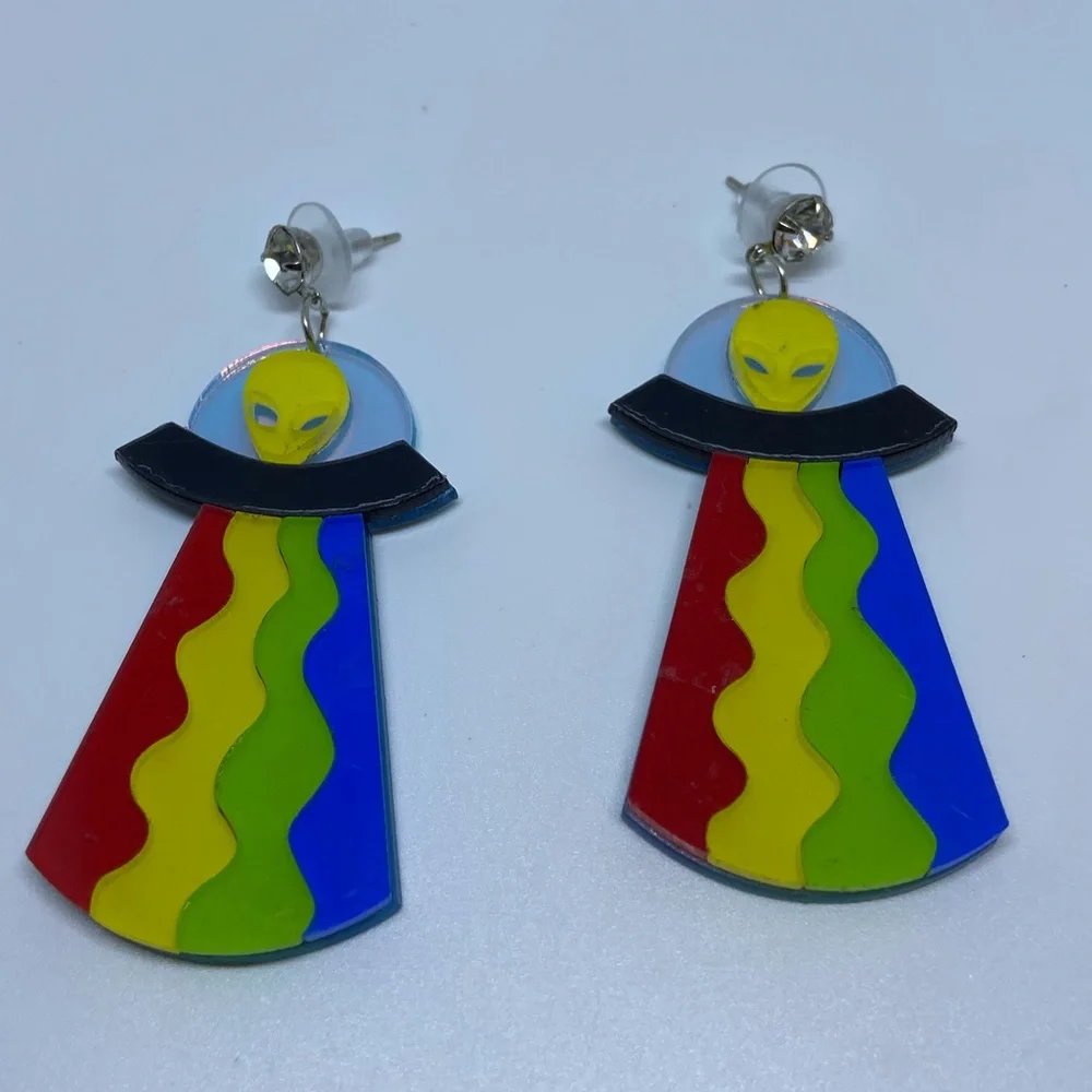 Alien earrings - Picture 6 of 8
